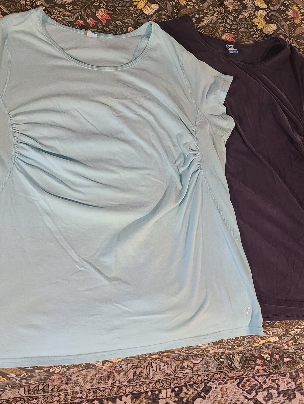 2 stretch cotton athletic  tops